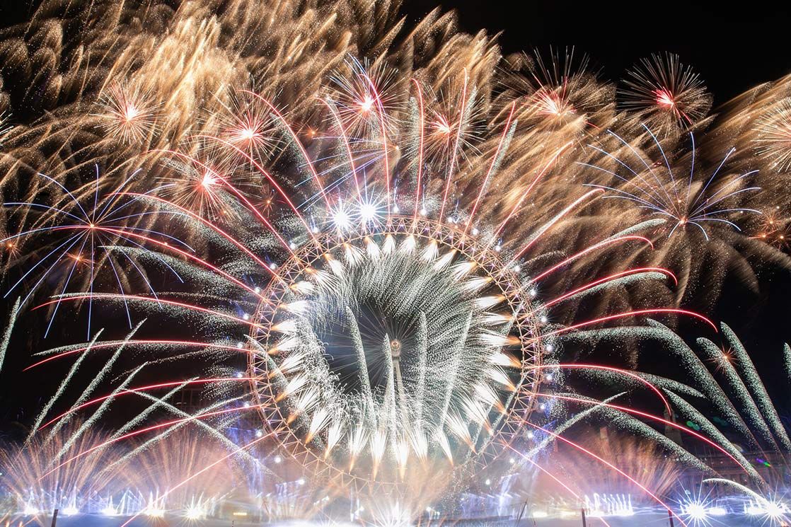 New Year's Eve Fireworks In London2