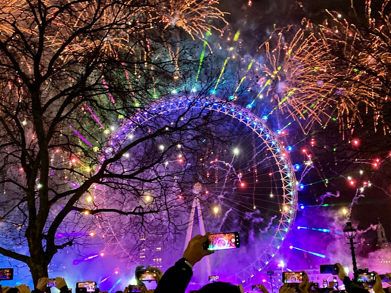 New Year's Eve Fireworks In Londonimg 2215