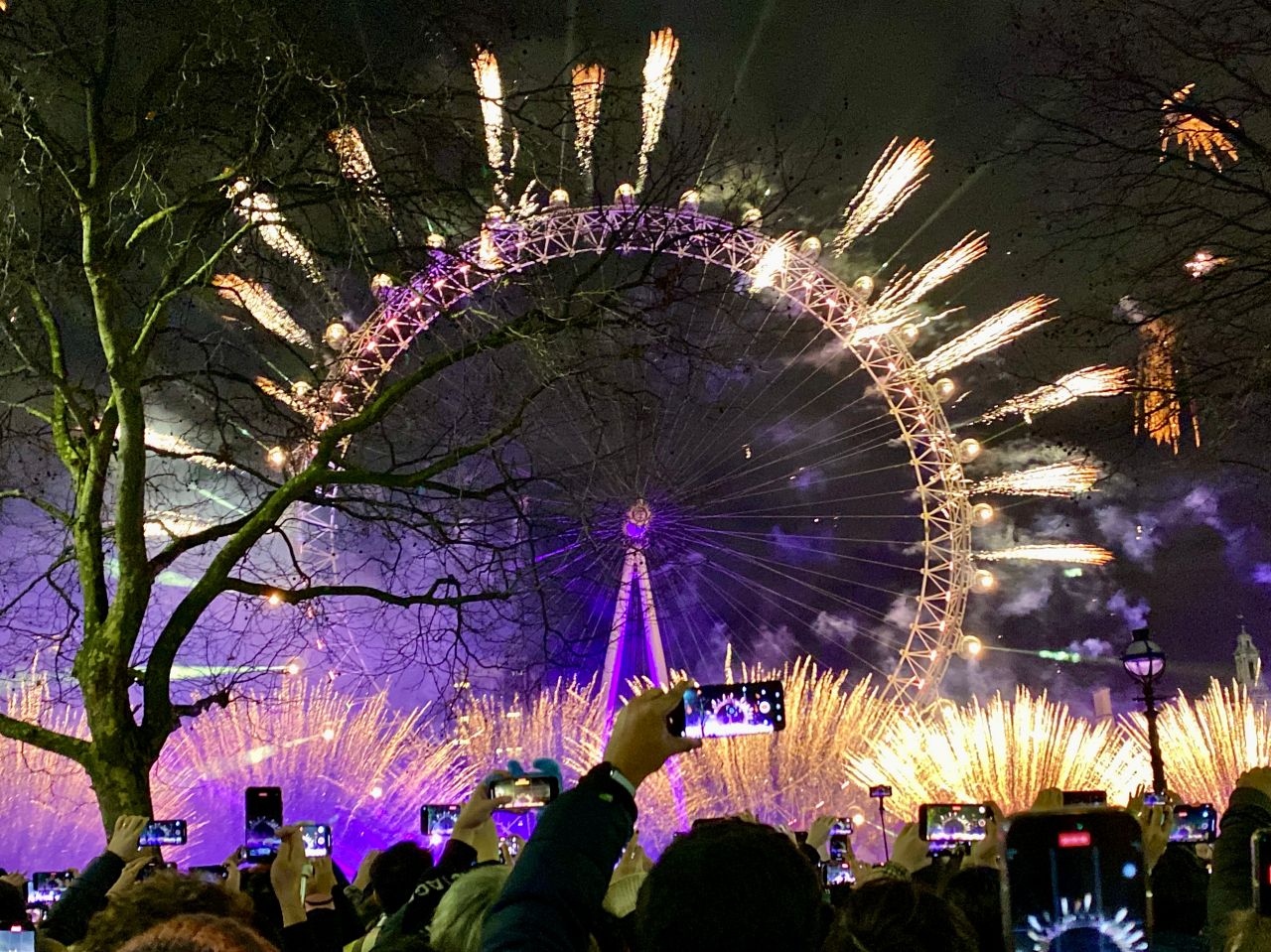 New Year's Eve Fireworks In Londonimg 2225