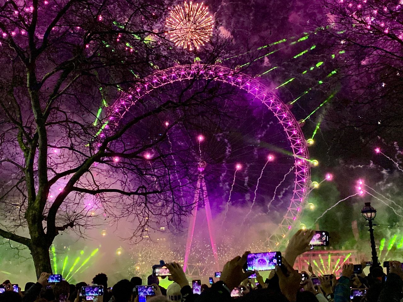 New Year's Eve Fireworks In Londonimg 2256