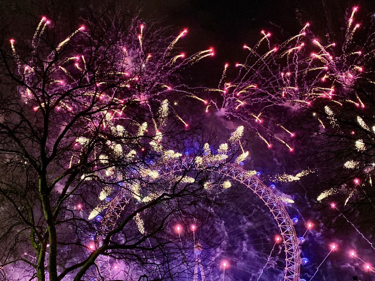New Year's Eve Fireworks In Londonimg 2259