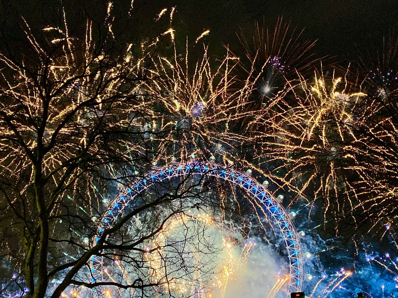 New Year's Eve Fireworks In Londonimg 2261
