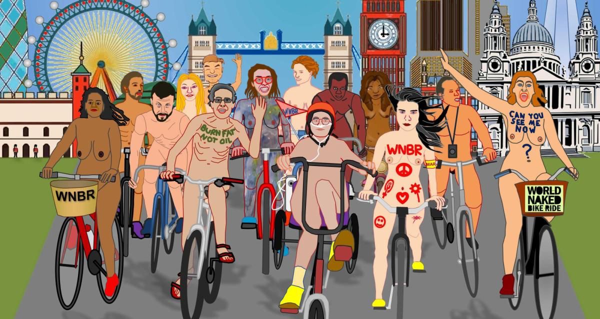 英國打工度假wnbr2022cartoonpostera3v13 Graphic