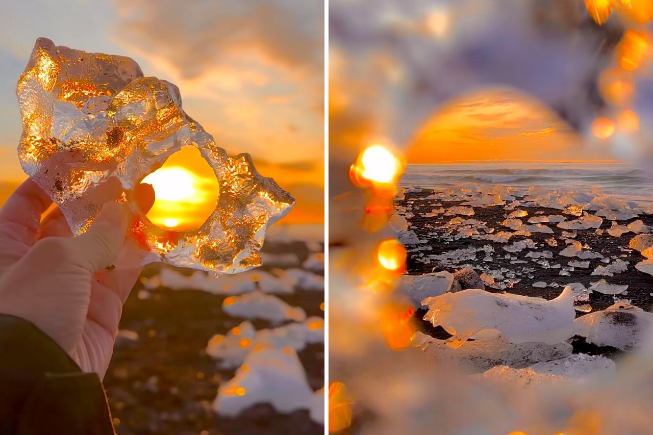 Diamond beach