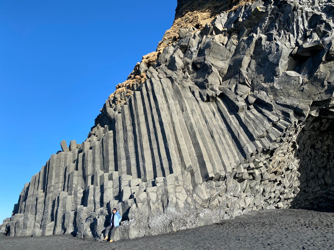 【冰島】雷尼斯黑沙灘 Reynisfjara Beach|黑沙灘成因、六邊型玄武岩柱 - 第6張圖 Reynisfjaraimg 2885