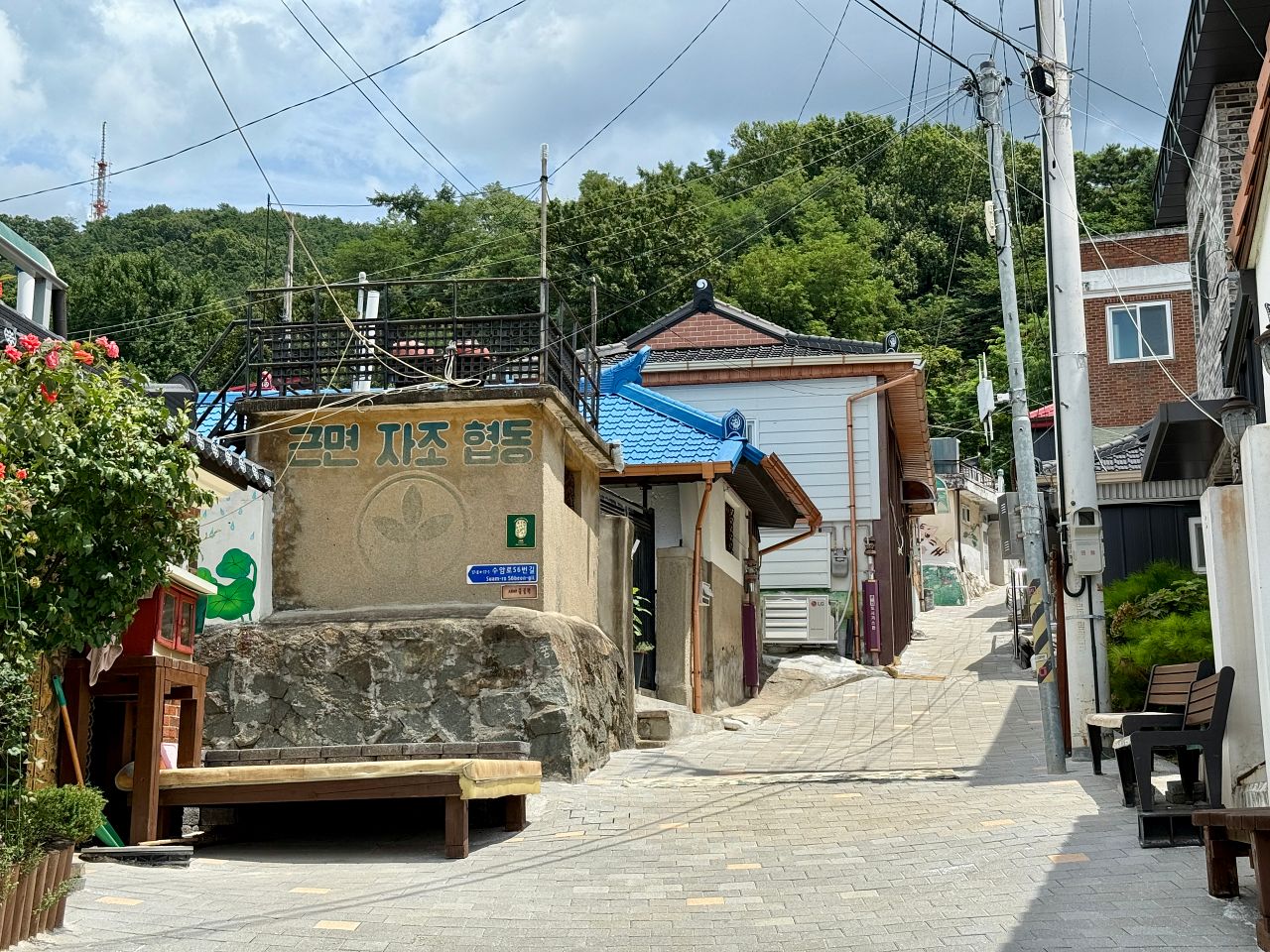 【韓國清州壽岩谷壁畫村】清州景點一日散步行程|藝術牆面、觀景台、咖啡街推薦 - 第5張圖 Suamgolimg 6081