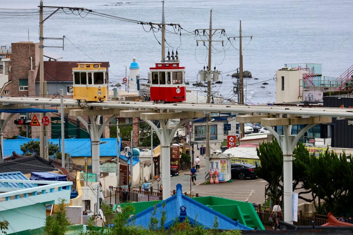 【釜山青沙浦】灌籃高手平交道|天空膠囊列車拍照打卡點 & 青沙浦景點 - 第15張圖 Bluelinepark