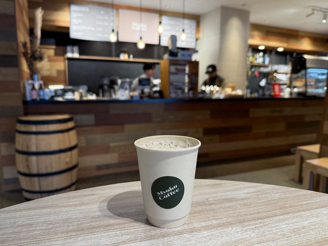 新井樂天滑雪中心 Food Court 推薦 Chai Latte