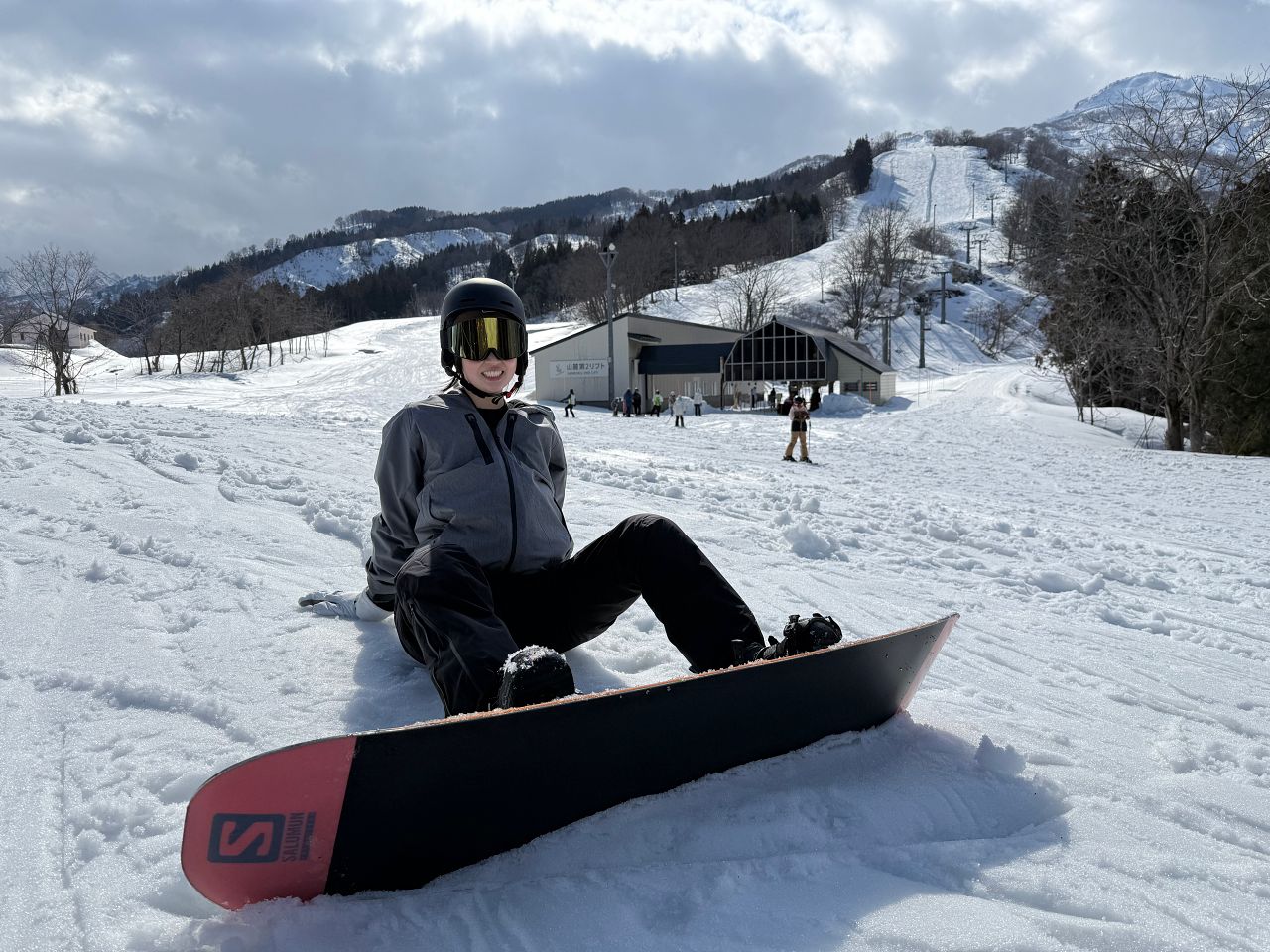 第一天成功滑下妙高雪道